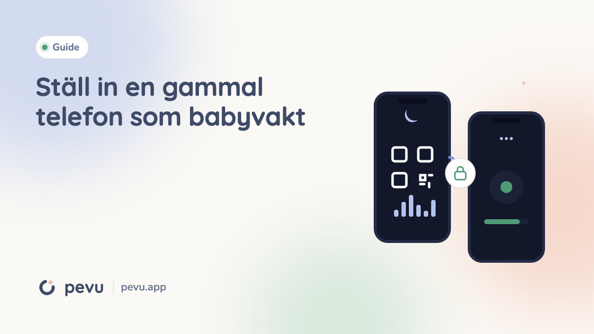 Ställ in en gammal telefon som babyvakt