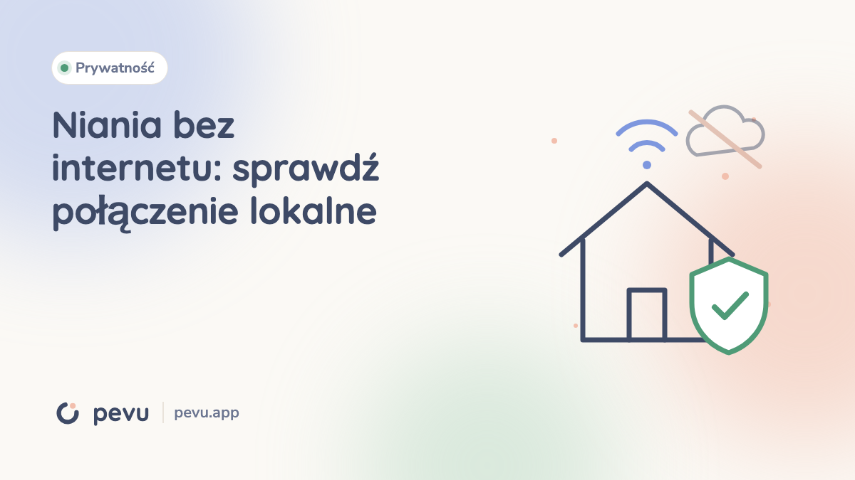 Niania bez internetu: sprawdź połączenie lokalne
