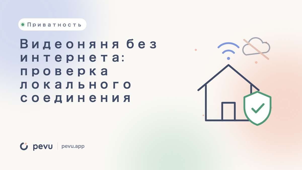 Видеоняня без интернета: проверка локального соединения